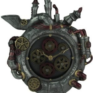Magic  Collection~Magnum Opus Steampunk Style Wall Clock with Moving Gears