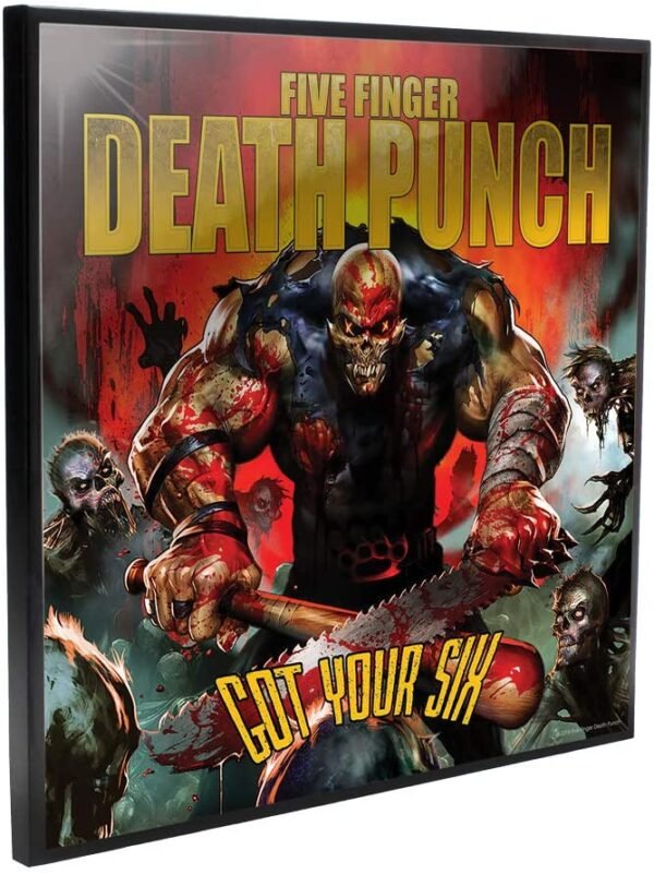 Magicun N.Giftware~5FDP Got Your Six Crystal Clear Picture 32cm, us:one Size, Black