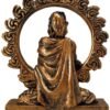 Magicun Altar~Dryad Design Small Celtic God Lugh Statue Bronze Finish