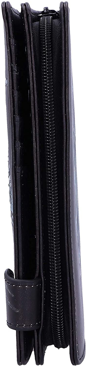 Band Merchandise~ Officially Licensed Slipknot Flaming Goat Art Embossed Purse, Black, 18.5cm