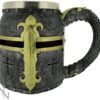 Mythology Collection~ Crusader Tankard Mug 16cm Grey