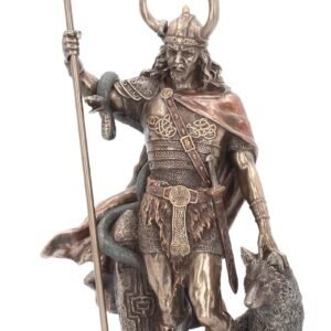 Mythology Collection~ Loki Norse Trickster God Figurine 38cm Bronze
