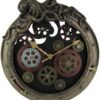 Magic  Collection~Steampunk Bronze Finish Octopus Porthole Wall Clock with Moving Gears