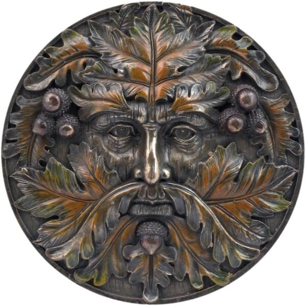 Light Collection~NEM4104 Autumn Equinox Wall Plaque 16cm Bronze