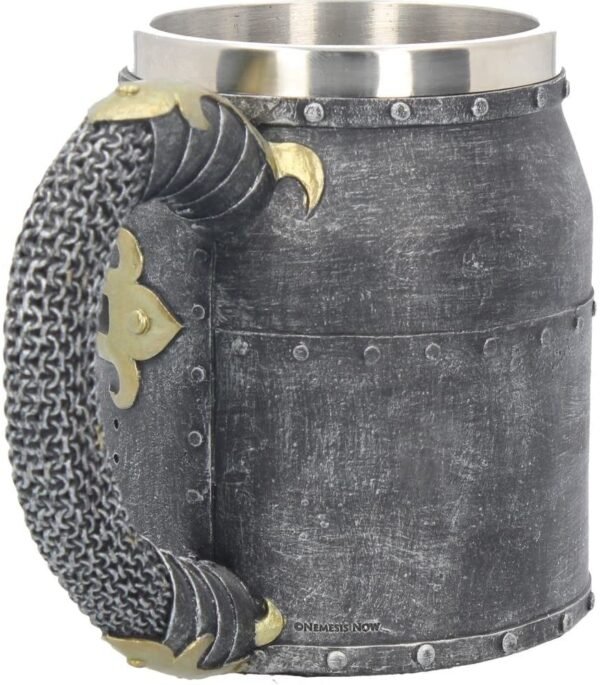 Mythology Collection~ Crusader Tankard Mug 16cm Grey