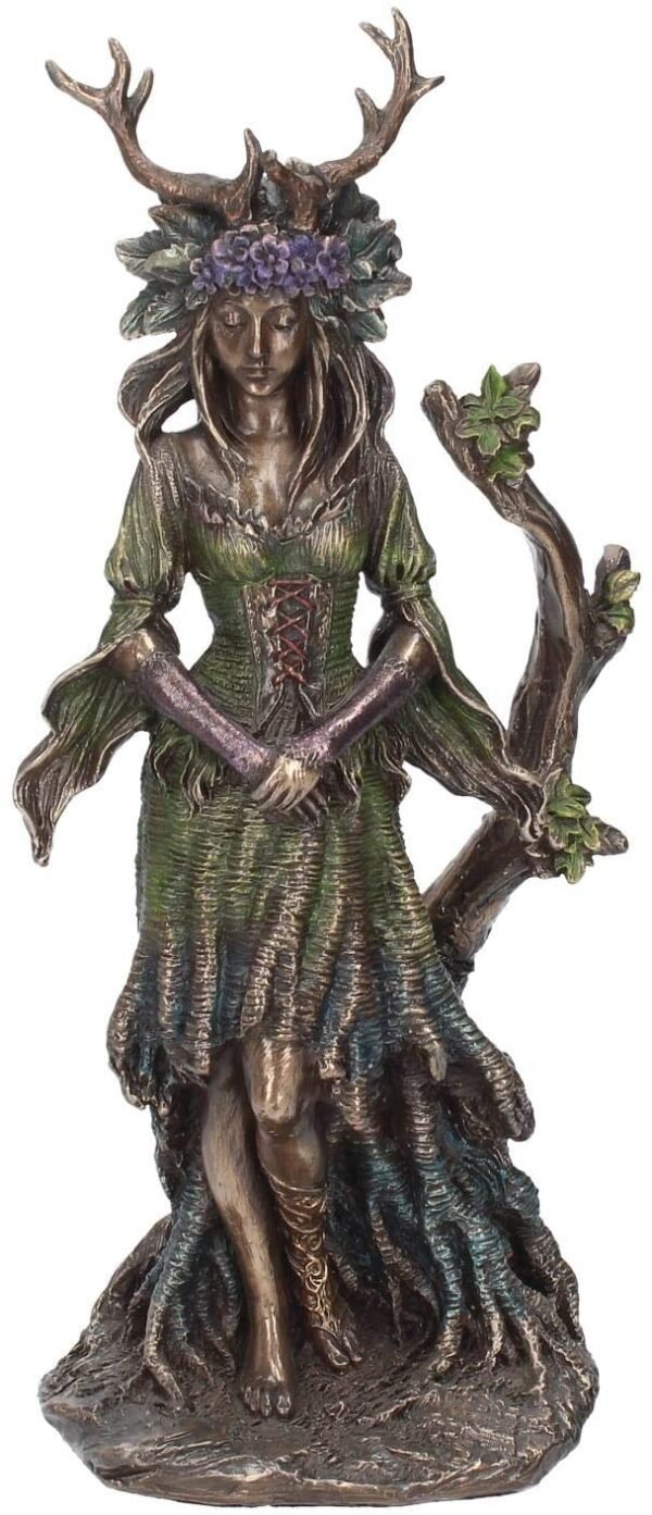 Wiccan Collection~Lady Of The Forest Figurine 30cm Bronze