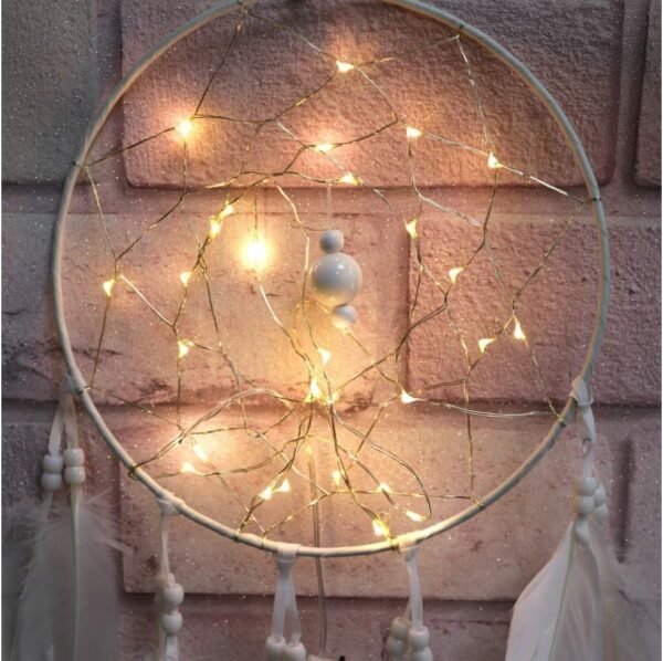 Magicun N.Giftware~Pearl Dreams 20cm Dreamcatcher, us:one Size, White