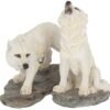 Magicun N.Giftware~Before The Chase (Set of Two) Figurine 17cm White
