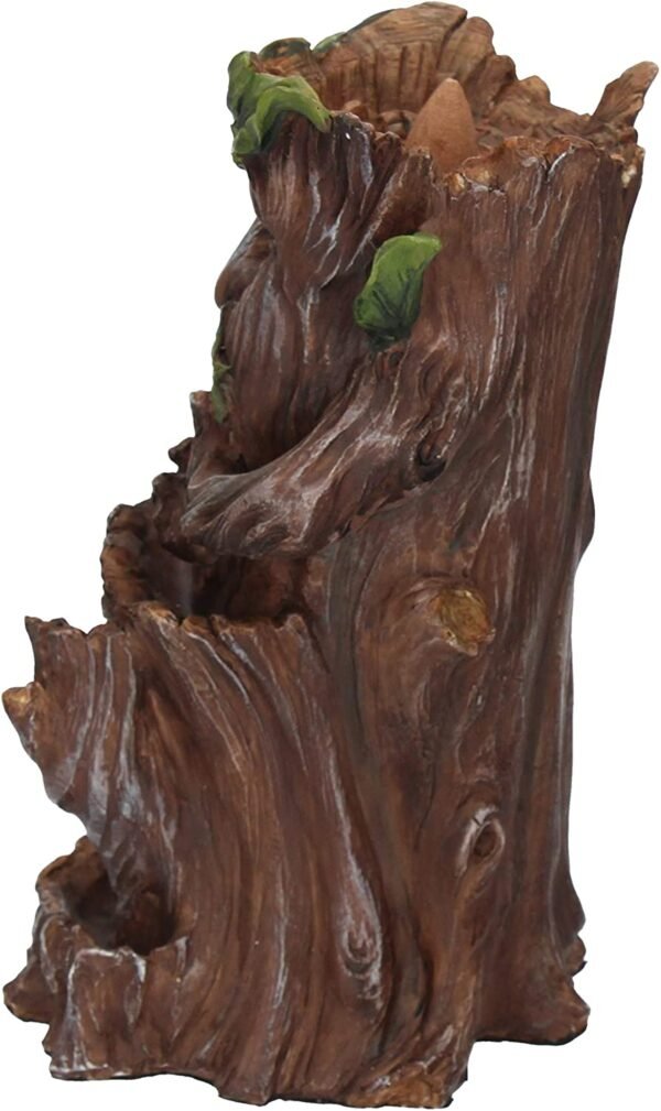 Light Collection~Forest Elders Backflow Incense Burner 19cm, Brown