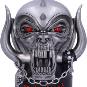 Band Merchandise~ B5113R0 Officially Licensed Motorhead Ace of Spades Warpig Snaggletooth Box, Polyresin, Silver, 16cm