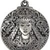 Soloman Pentant~Large Celtic Goddess Brigid Necklace