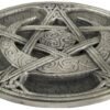 Magicun Altar~Pewter Moon Pentacle Altar Tile Paten