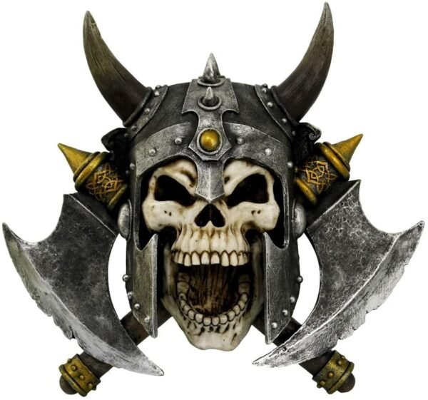 Mythology Collection~ Valhalla's Vengeance Wall Plaque 37cm Grey