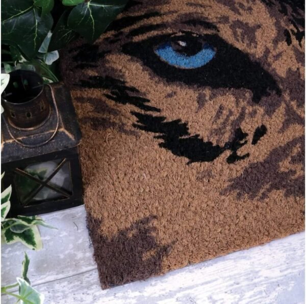 Animal Collection~ Wolf Doormat 45 x 75cm Beige