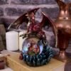 Fantasy Collection~ Ruby Oracle 18.5cm Snowglobe, Red