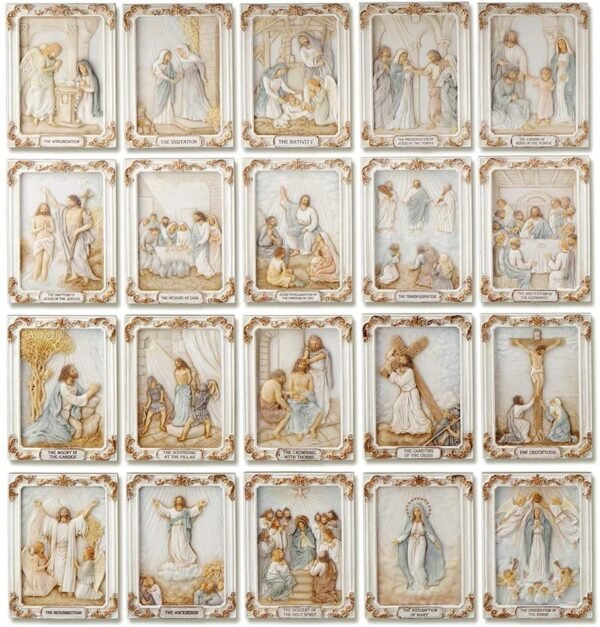 Magic  Collection~The Mysteries of The Rosary Wall Plaque Set
