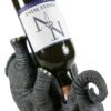 Animal Collection~ EXA80004 Guzzlers Elephant Wine Bottle Holder 21cm Grey