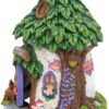 Fantasy Collection~ Woodland Tea Rooms Fairy House Figurine 23cm Green