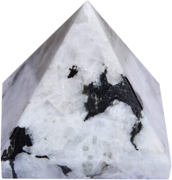 Witchcraft~SHIVANSH CREATIONS Healing Crystals Chakra Stones Quartz Pyramid, Reiki Energy Meditation Negative Ion Generator Pyramid for Positive Energy (Rainbow Moonstone, 25-30 MM)