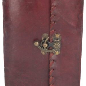 Magicun N.Giftware~Leather Journal with Lock 25cm Brown