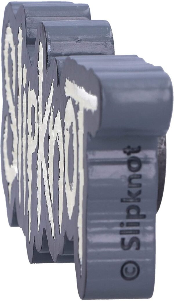 Band Merchandise~ Officially Licensed Slipknot Logo Bottle Opener Fridge Magnet, Black, 13cm