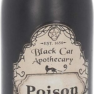 Wiccan Collection~Poison Potion Bottle 20cm Black