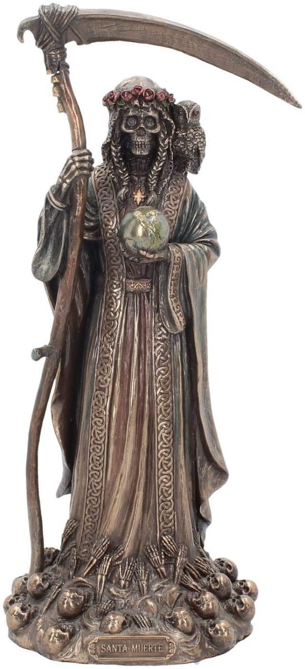 Magicun N.Giftware~Santa Muerte Figurine 38cm Bronze