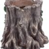 Light Collection~D4755P9 Oak Goddess Pot 16.7cm, Brown