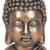 Spirit of Equinox Buddha Head Backflow Incense Burner Bronze