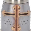 Mythology Collection~ Crusader (Set of Four) Shot Glasses 14cm Silver