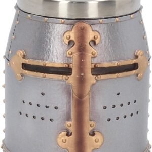 Mythology Collection~ Crusader (Set of Four) Shot Glasses 14cm Silver