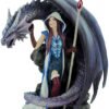 Magic  Collection~Dragon's Mage by Anne Stoke Sorceress and Dragon Statue