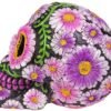 Magicun N.Giftware~Sugar Petal Skull Figurine 15cm Black