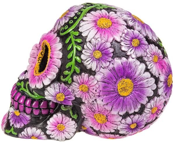 Dark Collection~Sugar Petal Skull 14.5cm, resin, Pale Pink