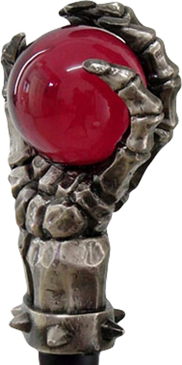 Dark Collection~Skull Swaggering Cane 94.5cm Figurine, Plastic, Resin, Metal, Rubber, Silver