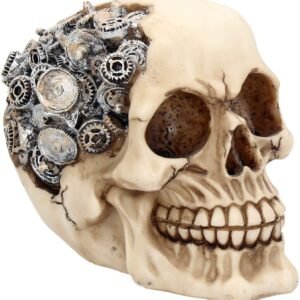 Steampunk Collection~Clockwork Cranium Figurine 15cm Ivory
