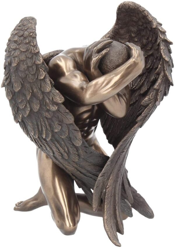 Light Collection~Angels Retreat 16cm Figurine, Bronze