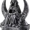 Magicun Altar~Dryad Design Moon Goddess Figurine - Silver Finish