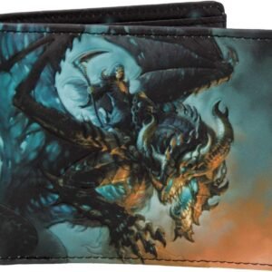 Magicun N.Giftware~Wings of Death James Ryman Wallet 10cm Blue, us:one Size, Multi Coloured