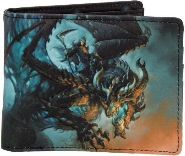 Artist Collections~ Wings of Death James Ryman Wallet 10cm Blue, PU