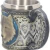Animal Collection~ Lone Wolf Tankard Mug 15.4cm Silver