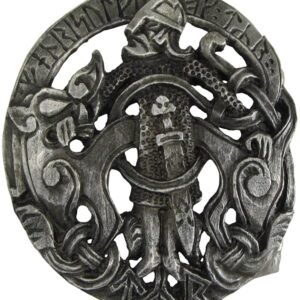 Magicun Altar~Pewter Norse God Tyr Rune Belt Buckle