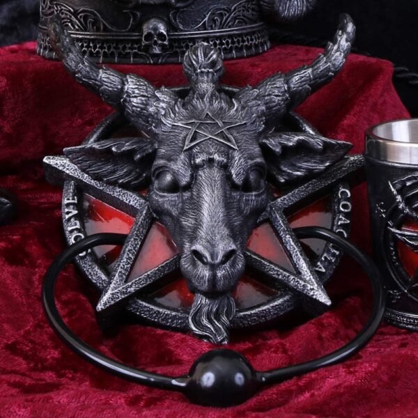 Magicun N.Giftware~B4474N9 Black Baphomet Door Knocker 20.5cm