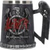 Band Merchandise~ B4128M8 Slayer Tankard Mug 14cm Black, Resin w/Stainless Steel Insert