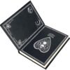 Wiccan Collection~Embossed Journal Black and White Spirit Board 17cm, Coated, Wood Free Paper