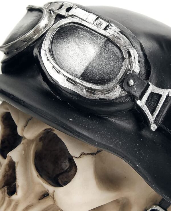 Mythology Collection~ Iron Cross Skull Figurine 17cm Ivory