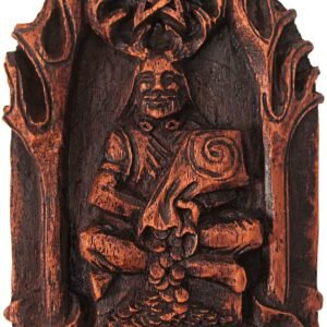 Magicun Altar~Cernunnos Wall Plaque Wood Finish