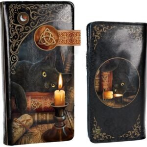 Magicun N.Giftware~Witching Hour Lisa Parker Embossed Purse 19cm Black, PU, 18.5cm