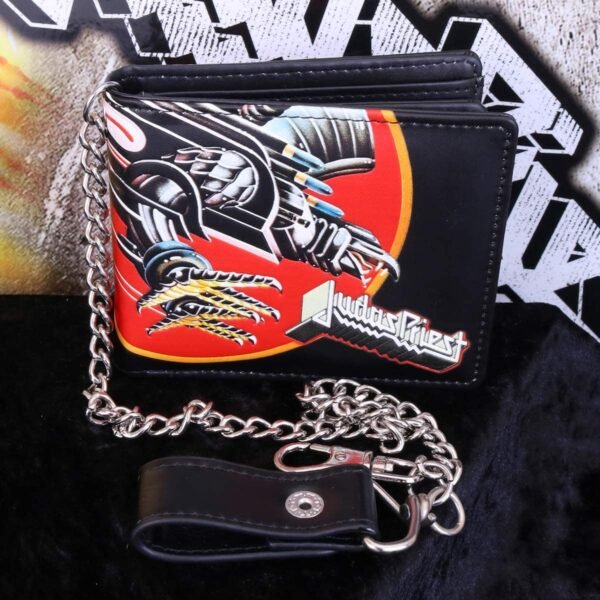 Band Merchandise~ Judas Priest Screaming for Vengeance Wallet, PU, Black, 11cm