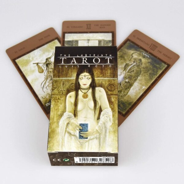 Wiccan Collection~Fournier The Labyrinth Tarot Cards 12cm Black